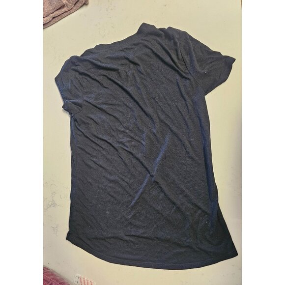 womans Disney Mickey Mouse Tee Shirt size Small Black Pocket - Picture 2 of 5